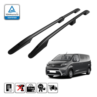 Podélné nosiče černé Toyota Proace Verso - verze L2, r.v. 2016+